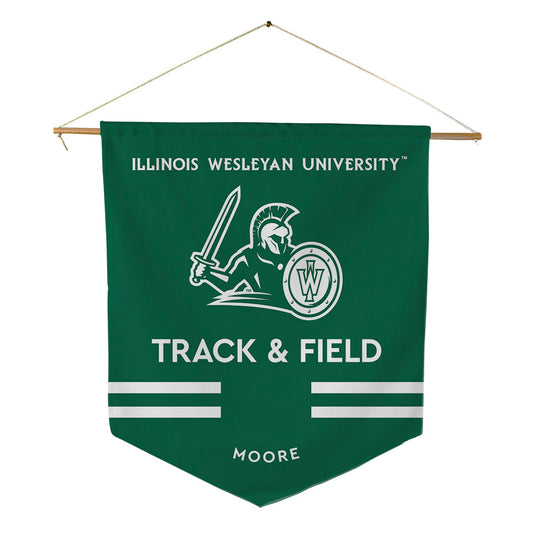 Illinois Wesleyan - NCAA Women's Track & Field : Kelsey Moore - Pennant - 18" x 21"-0
