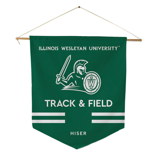 Illinois Wesleyan - NCAA Women's Track & Field : Jinna Hiser - Pennant - 18" x 21"-0