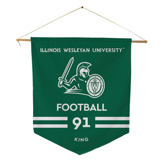 Illinois Wesleyan - NCAA Football : Anaijs King - Pennant - 18" x 21"-0