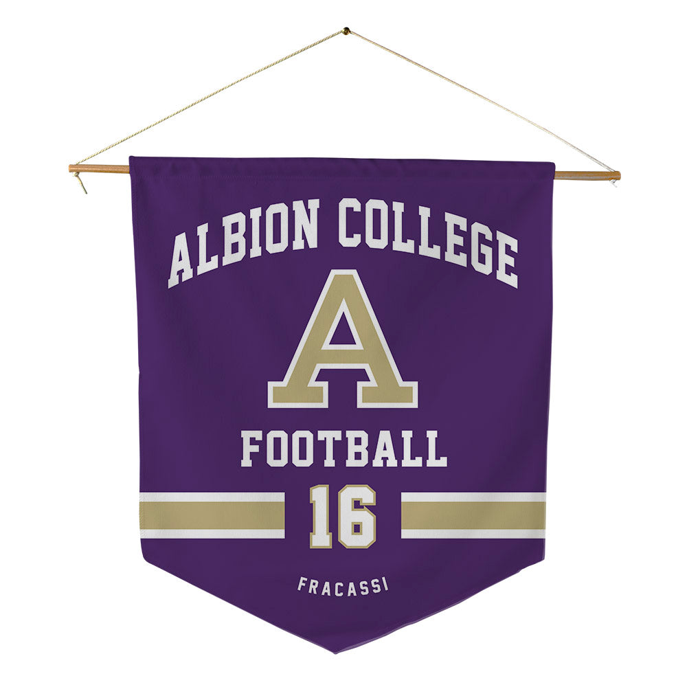 Albion - NCAA Football : Braden Fracassi - Pennant - 18" x 21"-0