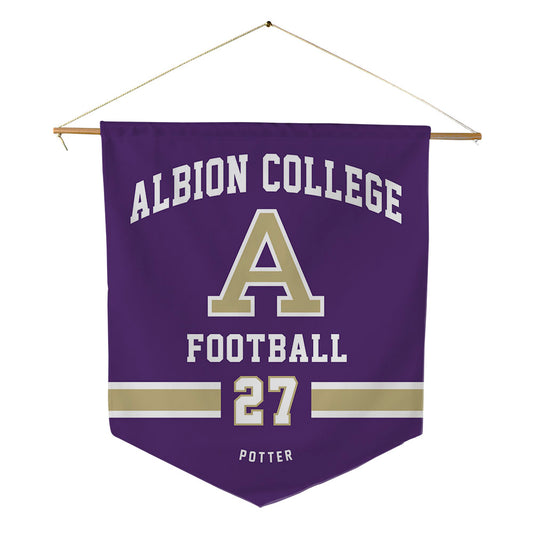 Albion - NCAA Football : Jayden Potter - Pennant - 18" x 21"-0