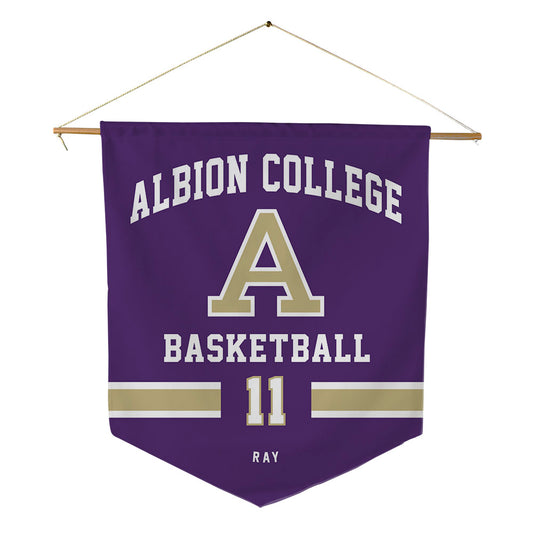 Albion - NCAA Men's Basketball : Dwayne Ray - Pennant - 18" x 21"-0