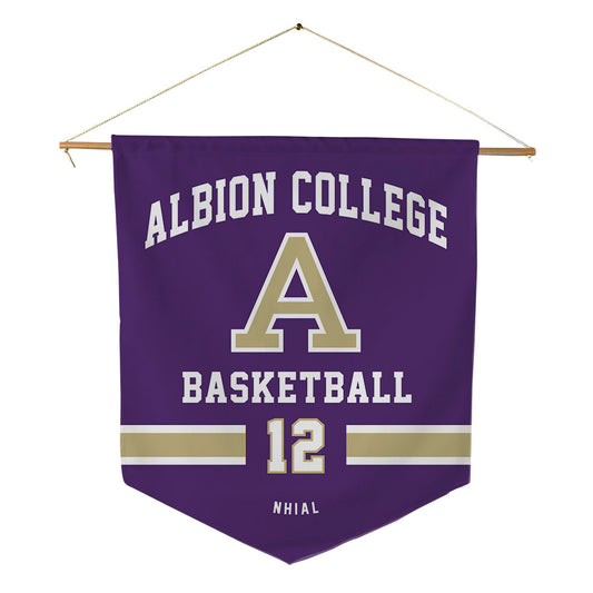 Albion - NCAA Women's Basketball : Anyieth Nhial - Pennant - 18" x 21"-0