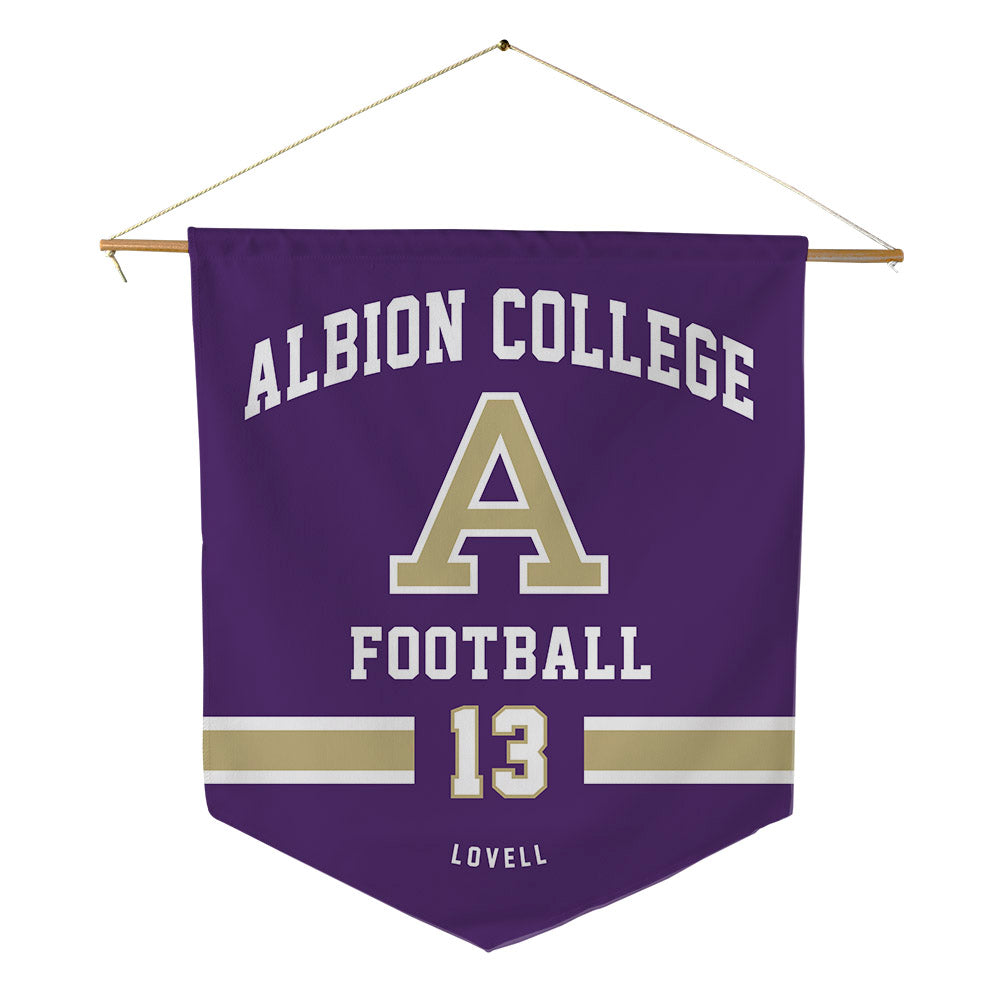 Albion - NCAA Football : George Lovell - Pennant - 18" x 21"-0
