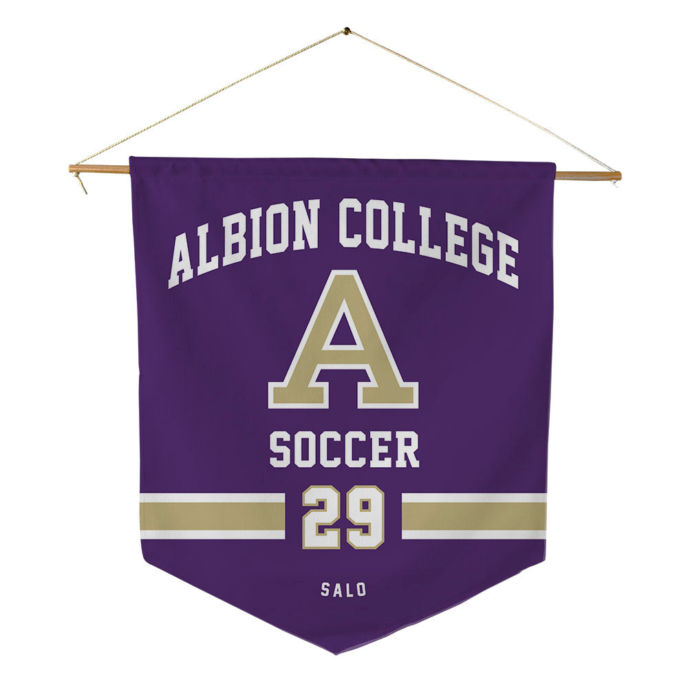 Albion - NCAA Women's Soccer : Chloe Salo - Pennant - 18" x 21"-0