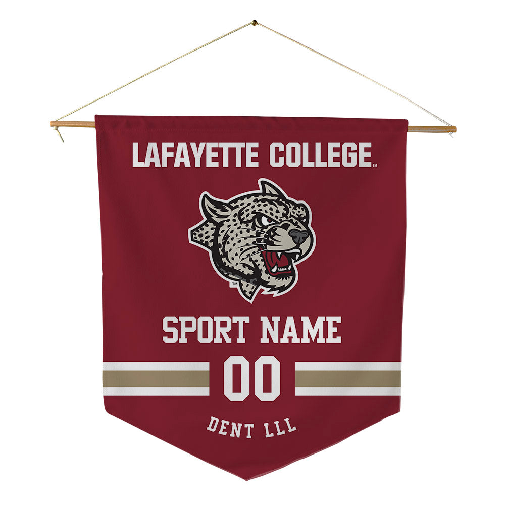 Lafayette College - NCAA Football : Michael Dent lll - Pennant - 18" x 21"-0