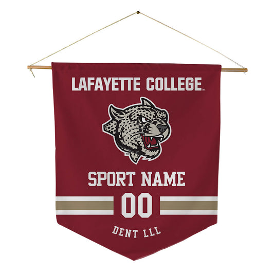 Lafayette College - NCAA Football : Michael Dent lll - Pennant - 18" x 21"-0