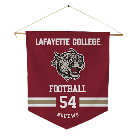 Lafayette College - NCAA Football : Mcbright Ndukwe - Pennant - 18" x 21"-0