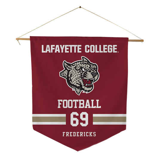 Lafayette College - NCAA Football : Jaivale Fredericks - Pennant - 18" x 21"-0