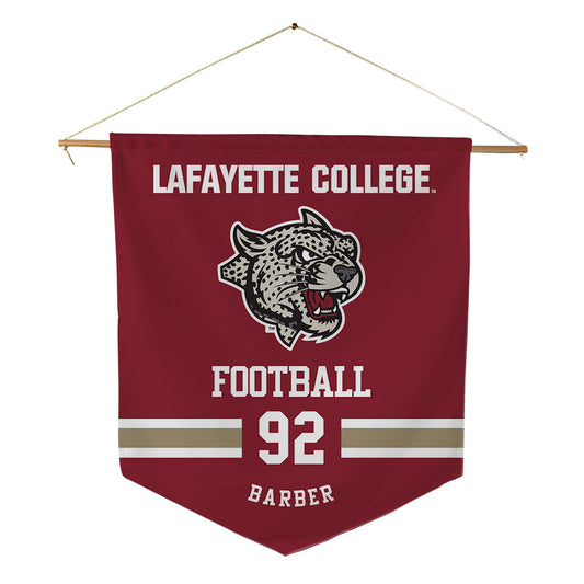 Lafayette College - NCAA Football : Will Barber - Pennant - 18" x 21"-0