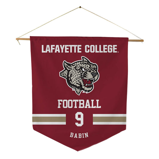 Lafayette College - NCAA Football : Joshua Babin - Pennant - 18" x 21"-0