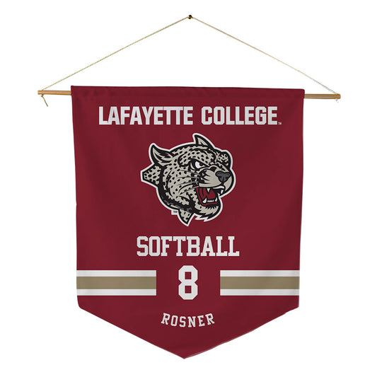 Lafayette College - NCAA Softball : Danielle Rosner - Pennant - 18" x 21"-0