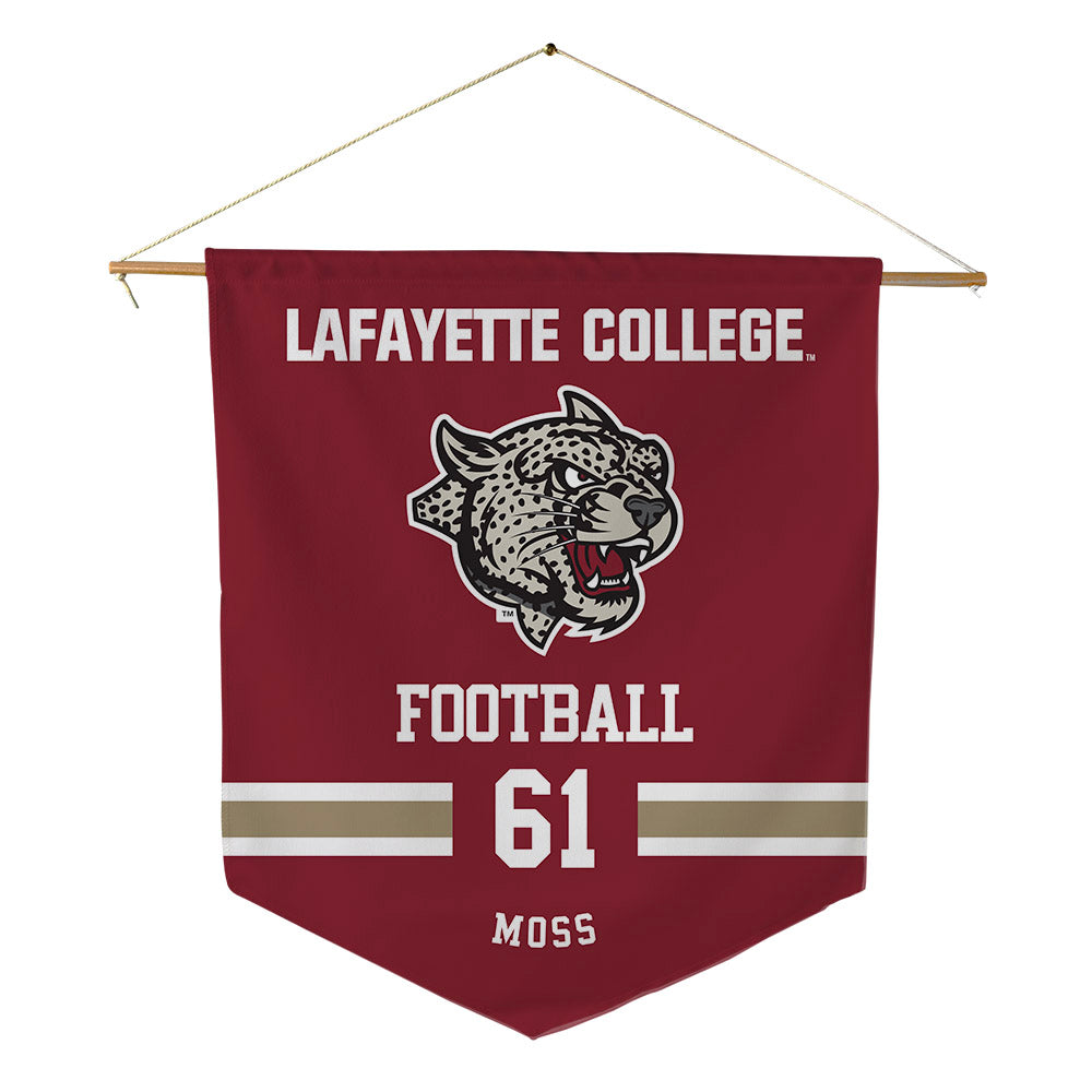 Lafayette College - NCAA Football : Parker Moss - Pennant - 18" x 21"-0