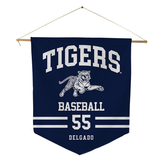 Jackson State - NCAA Baseball : Christian Delgado - Pennant - 18" x 21"-0