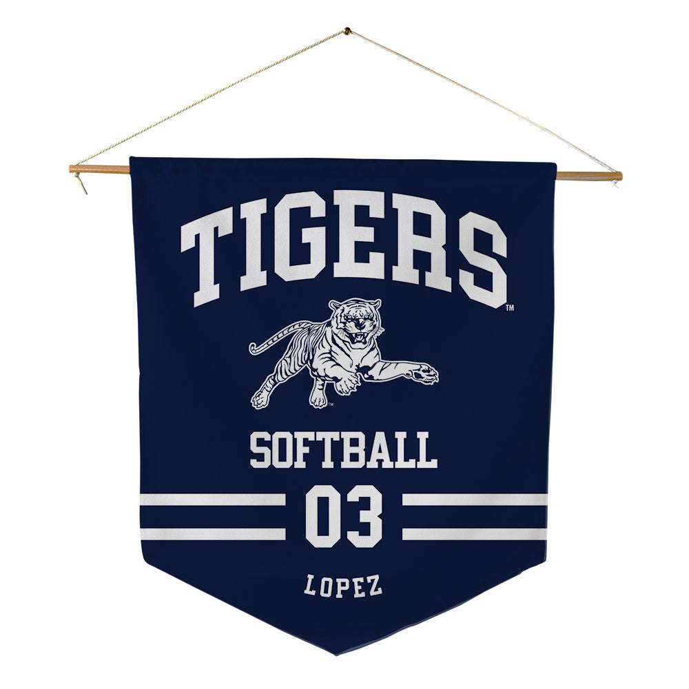 Jackson State - NCAA Softball : JulieAnn Lopez - Pennant - 18" x 21"-0