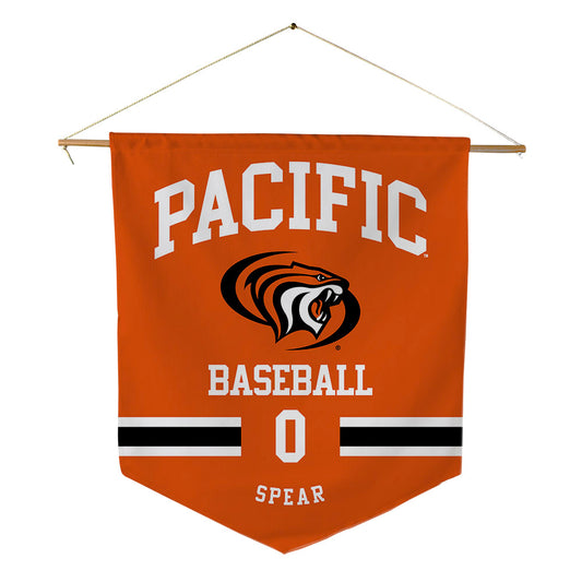 Pacific - NCAA Baseball : Colin Spear - Pennant - 18" x 21"-0