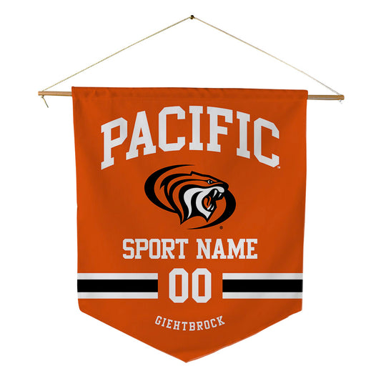Pacific - NCAA Women's Volleyball : Chloe Giehtbrock - Pennant - 18" x 21"-0