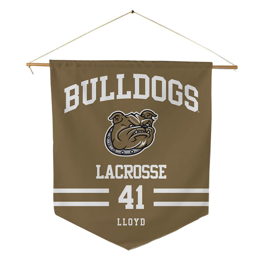 Bryant - NCAA Men's Lacrosse : Kijana Lloyd - Pennant - 18" x 21"-0