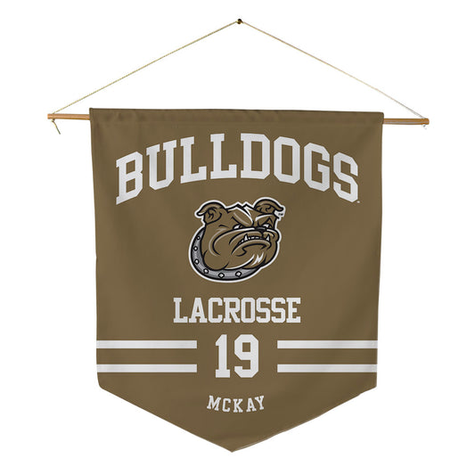 Bryant - NCAA Men's Lacrosse : Quinn McKay - Pennant - 18" x 21"-0