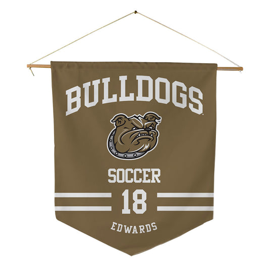 Bryant - NCAA Women's Soccer : Grayson Edwards - Pennant - 18" x 21"-0