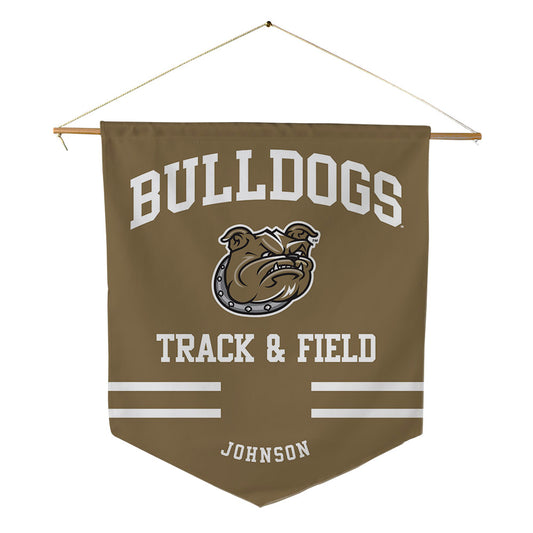 Bryant - NCAA Men's Track & Field : Josiah Johnson - Pennant - 18" x 21"-0