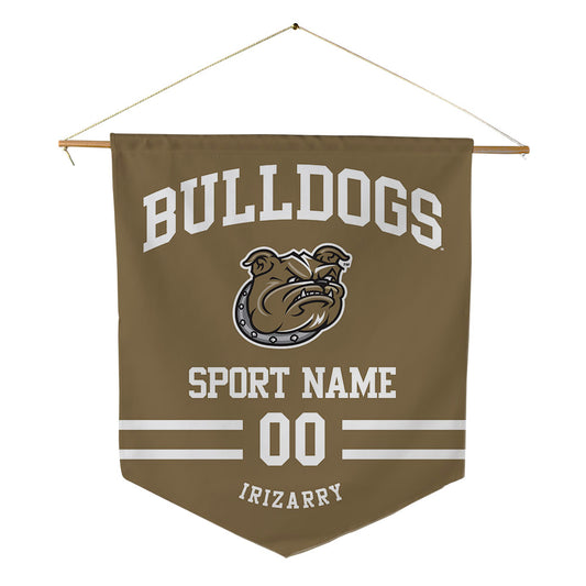 Bryant - NCAA Baseball : Carlos Irizarry - Pennant - 18" x 21"-0