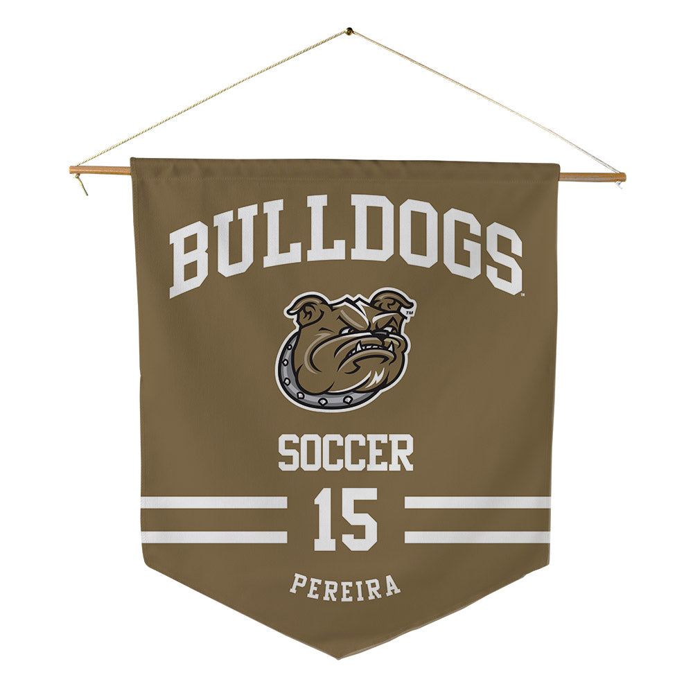 Bryant - NCAA Men's Soccer : Daniel Pereira - Pennant - 18" x 21"-0