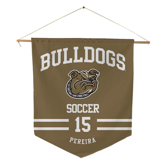 Bryant - NCAA Men's Soccer : Daniel Pereira - Pennant - 18" x 21"-0