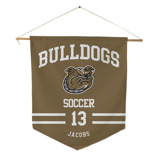Bryant - NCAA Men's Soccer : Tibo Jacobs - Pennant - 18" x 21"-0