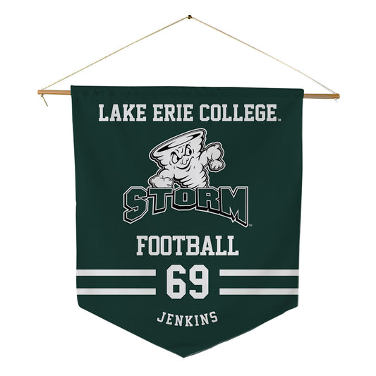 Lake Erie College - NCAA Football : Dylan Jenkins - Pennant - 18" x 21"-0