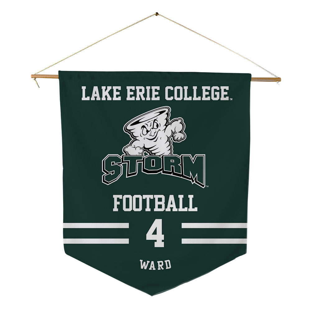 Lake Erie College - NCAA Football : Kemari Ward - Pennant - 18" x 21"-0