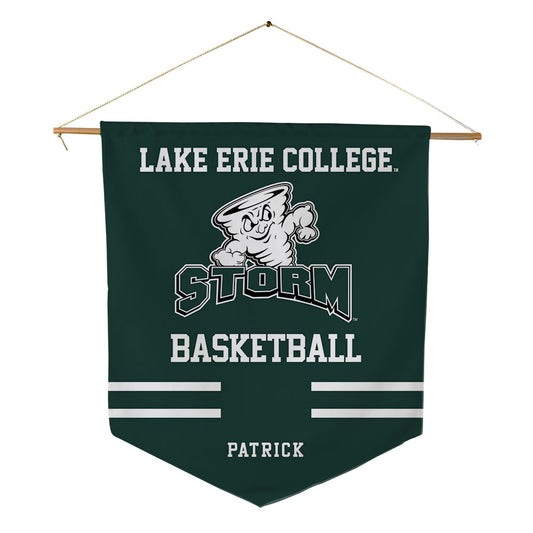 Lake Erie College - NCAA Men's Basketball : Braison Patrick - Pennant - 18" x 21"-0