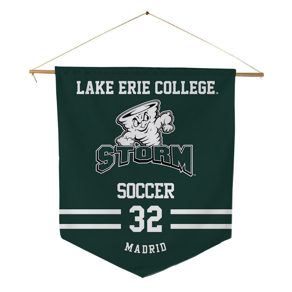 Lake Erie College - NCAA Men's Soccer : Maddox Madrid - Pennant - 18" x 21"-0