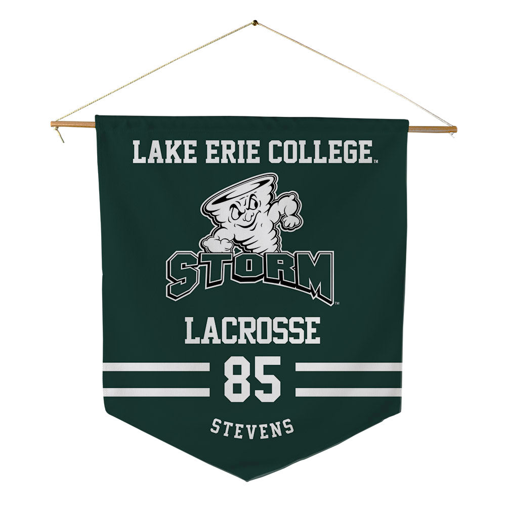 Lake Erie College - NCAA Men's Lacrosse : James Stevens - Pennant - 18" x 21"-0