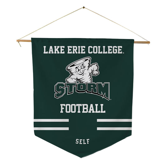 Lake Erie College - NCAA Football : Jaden Self - Pennant - 18" x 21"-0