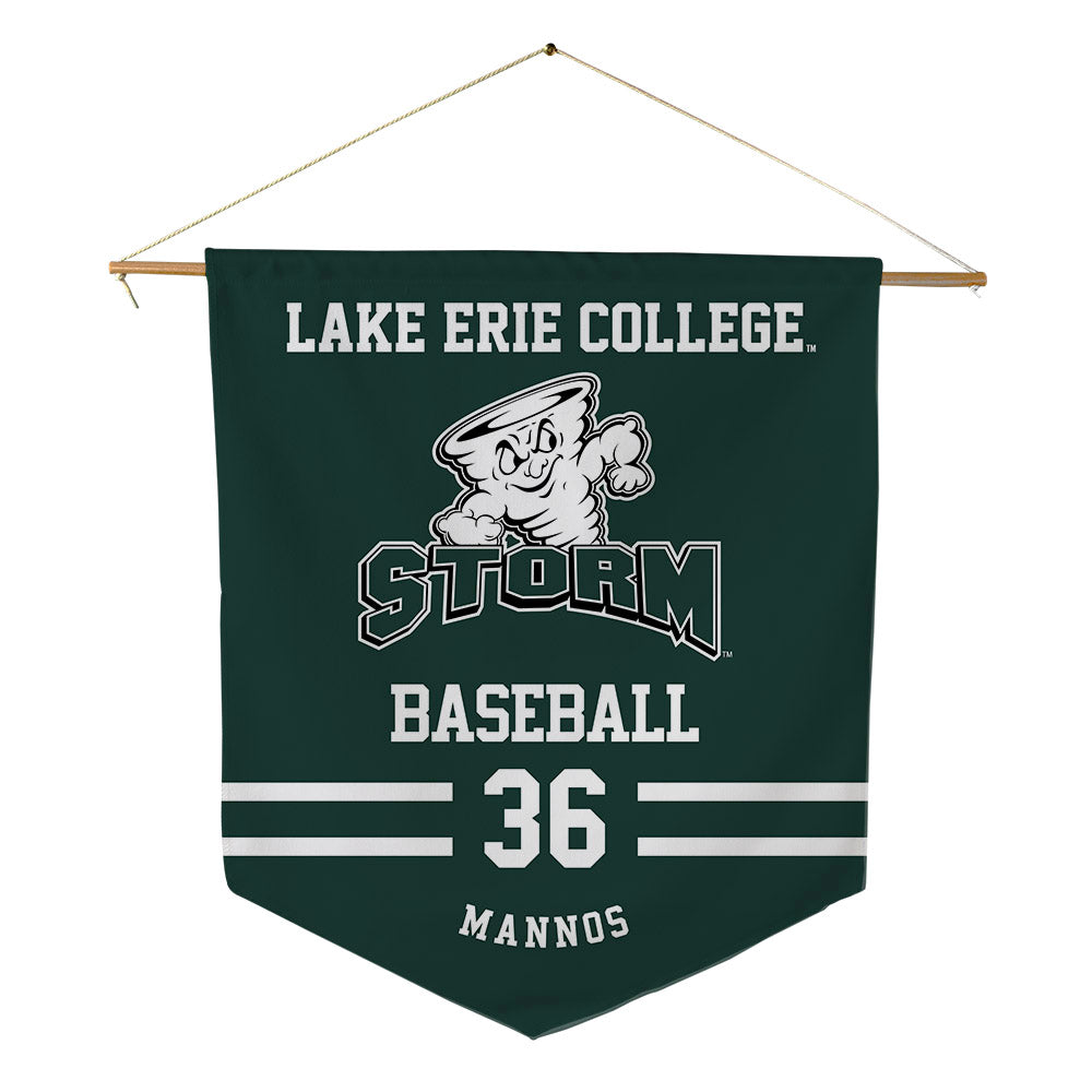 Lake Erie College - NCAA Baseball : Seth Mannos - Pennant - 18" x 21"-0