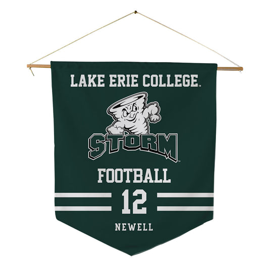 Lake Erie College - NCAA Football : Hunter Newell - Pennant - 18" x 21"-0