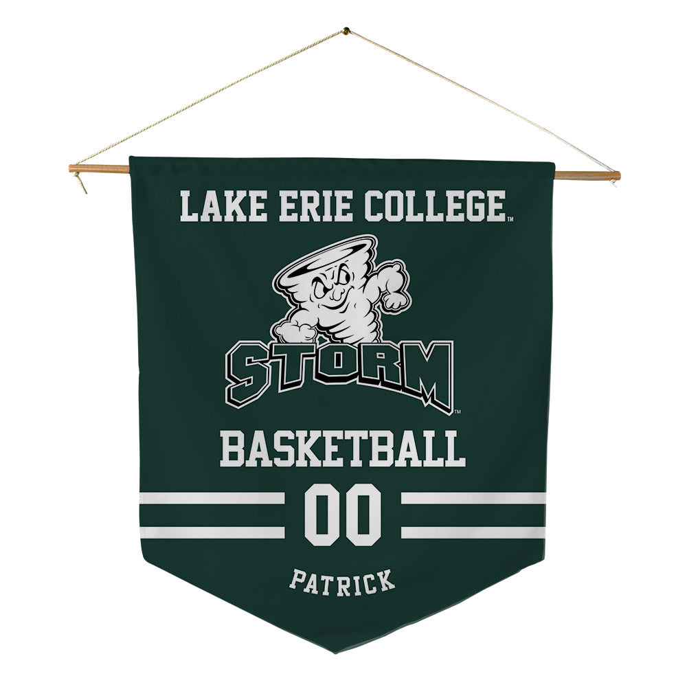 Lake Erie College - NCAA Men's Basketball : Braison Patrick - Pennant - 18" x 21"-0