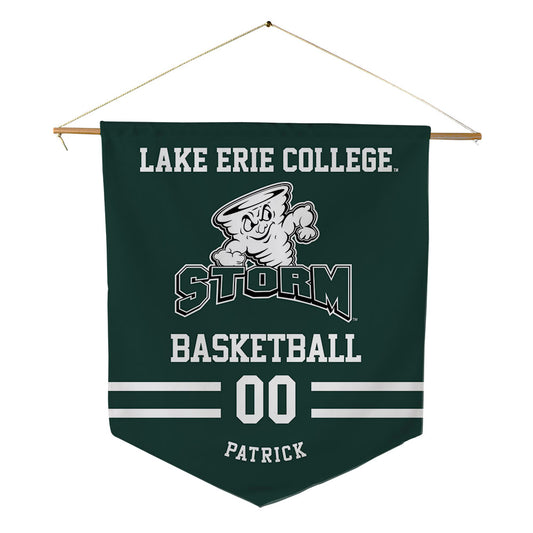 Lake Erie College - NCAA Men's Basketball : Braison Patrick - Pennant - 18" x 21"-0