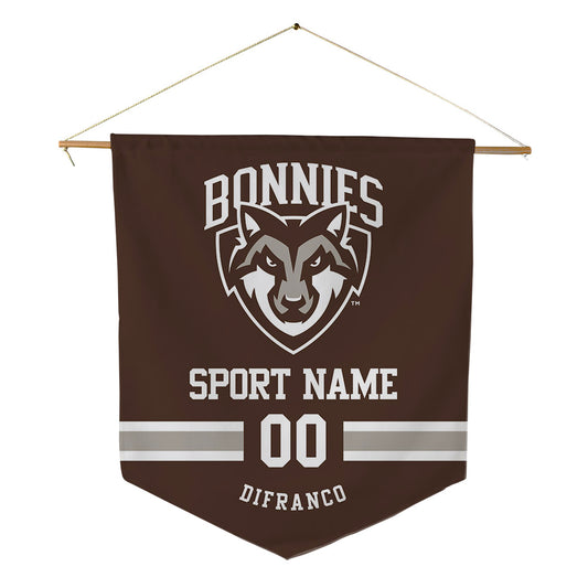 St. Bonaventure - NCAA Women's Basketball : Olivia DiFranco - Pennant - 18" x 21"-0