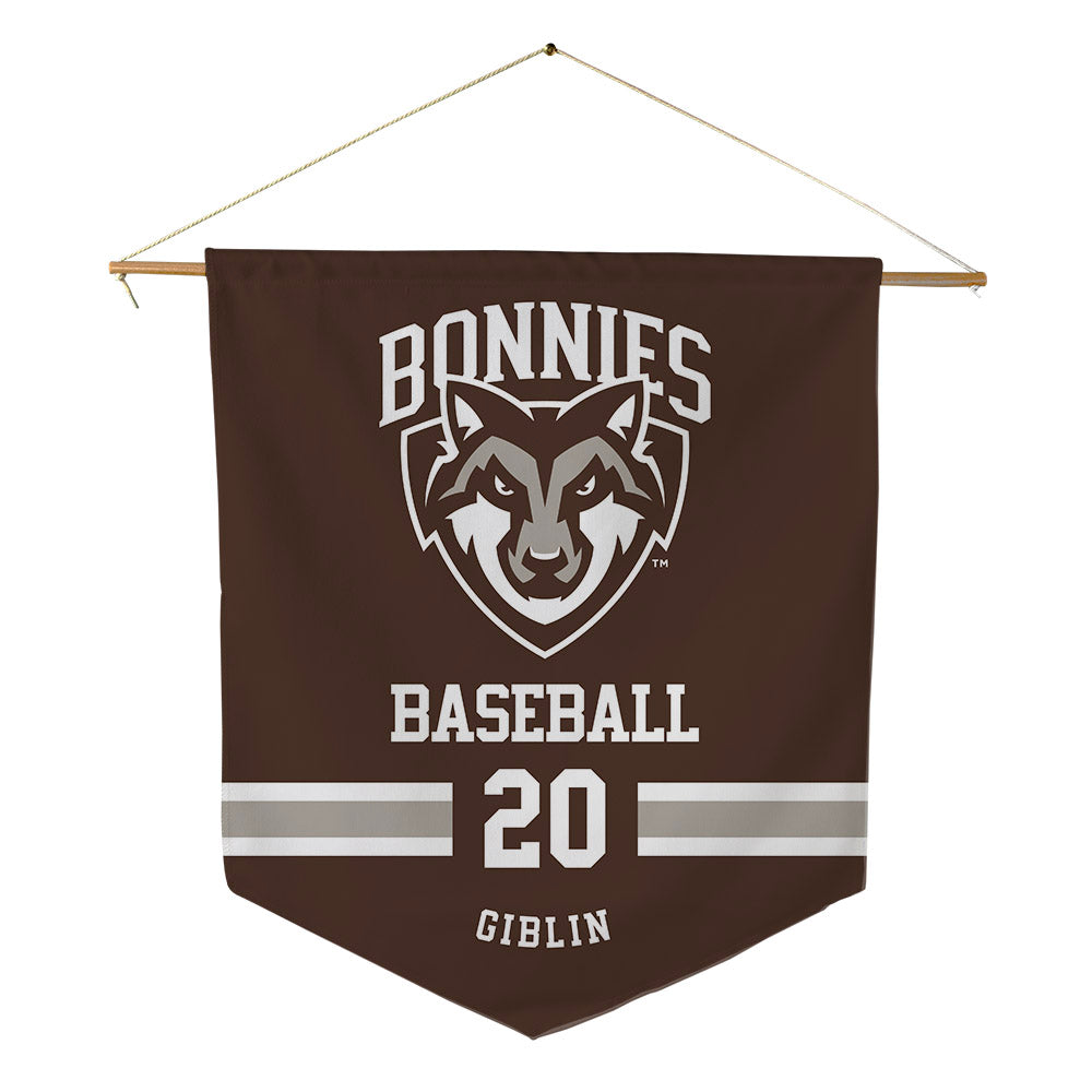 St. Bonaventure - NCAA Baseball : Eamon Giblin - Pennant - 18" x 21"-0