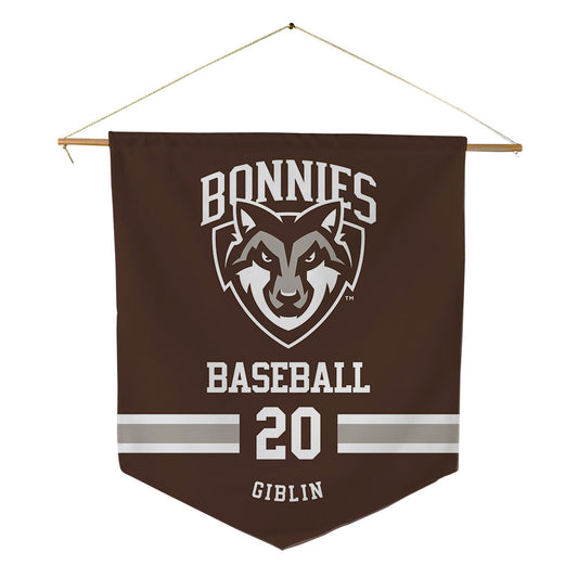 St. Bonaventure - NCAA Baseball : Eamon Giblin - Pennant - 18" x 21"-0