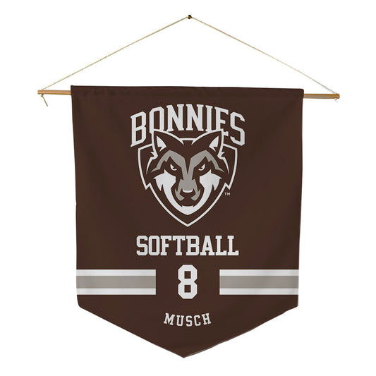 St. Bonaventure - NCAA Softball : Kendall Musch - Pennant - 18" x 21"-0
