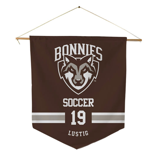 St. Bonaventure - NCAA Men's Soccer : Ethan Lustig - Pennant - 18" x 21"-0
