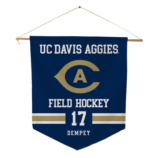 UC Davis - NCAA Women's Field Hockey : Jamie Dempey - Pennant - 18" x 21"-0