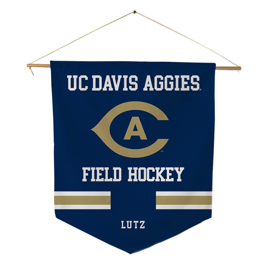 UC Davis - NCAA Women's Field Hockey : Mary-katherine Lutz - Pennant - 18" x 21"-0