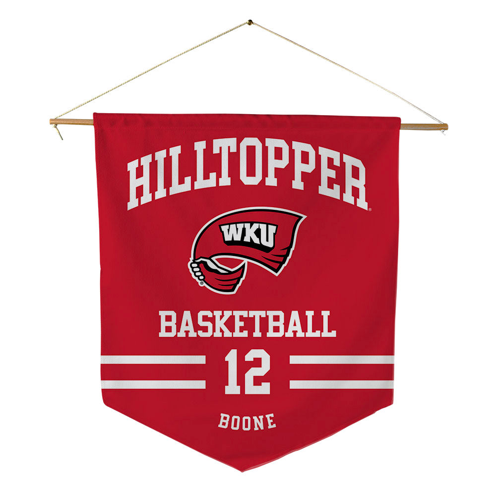 Western Kentucky - NCAA Men's Basketball : Armelo Boone - Pennant - 18" x 21"-0