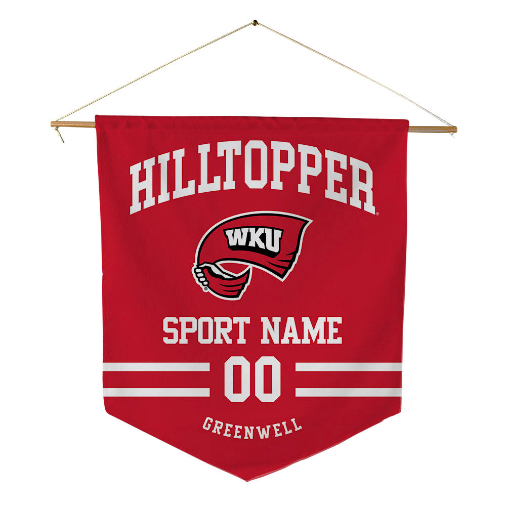 Western Kentucky - NCAA Women's Cross Country : Brooke Greenwell - Pennant - 18" x 21"-0