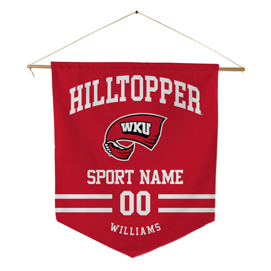 Western Kentucky - NCAA Football : Kelby Williams - Pennant - 18" x 21"-0