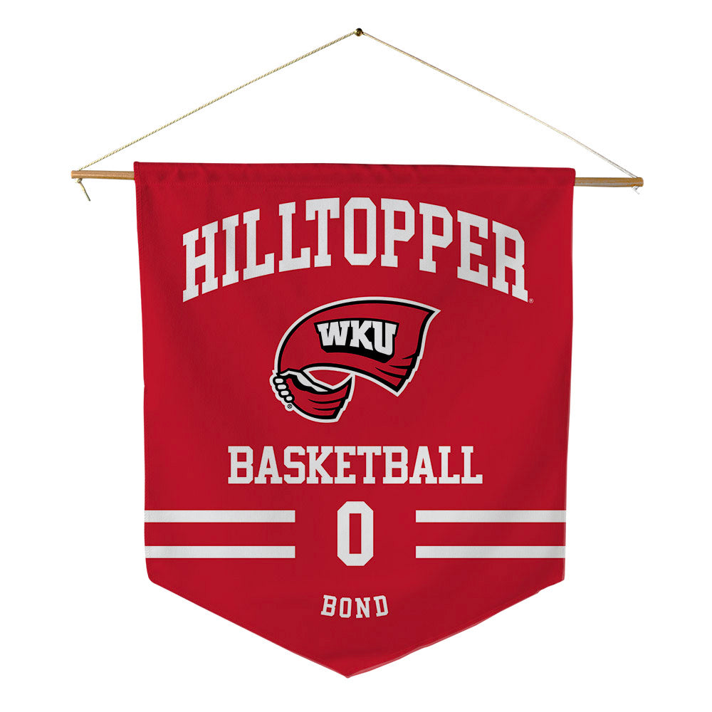 Western Kentucky - NCAA Women's Basketball : Lola Bond - Pennant - 18" x 21"-0